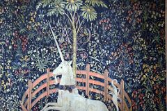 New York Cloisters 60 017 Unicorn Tapestries - The Unicorn in Captivity - Netherlands 1495-1505